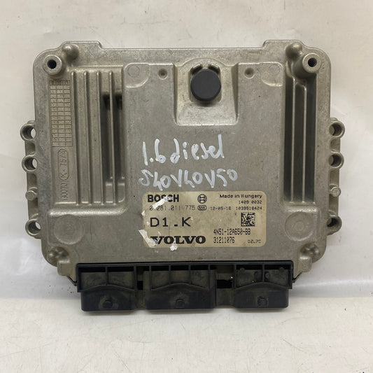 Volvo S40 / C30 / V50 Motor Beyni 4N51-12A650-BB / 31211076 Orijinal Çıkma ECU 2008-2012