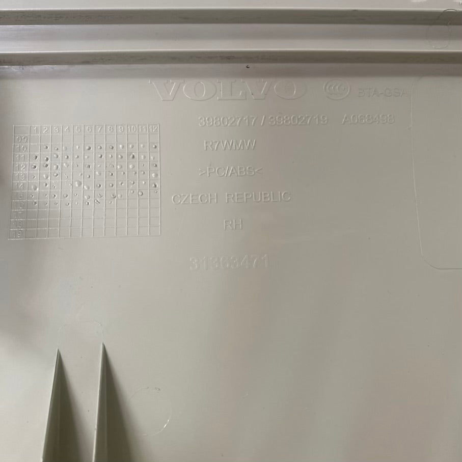 Volvo S60 Arka Sag C Sütunu Üst Trim Paneli 31363471