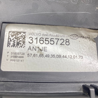 Volvo S90/V90 Sol Far 31655728 Full LED En Uygun Oto Parça