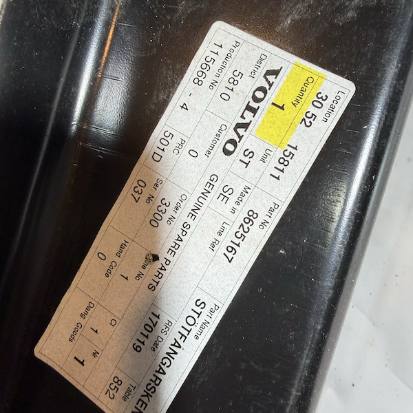 Volvo XC90 Arka Tampon Demiri 8625167 Orijinal Sıfır En Uygun Oto Parça