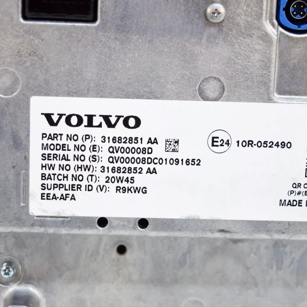 Volvo XC90 XC60 XC40 S90 S60 Multimedya Ekranı 31682851 Orijinal Çıkma