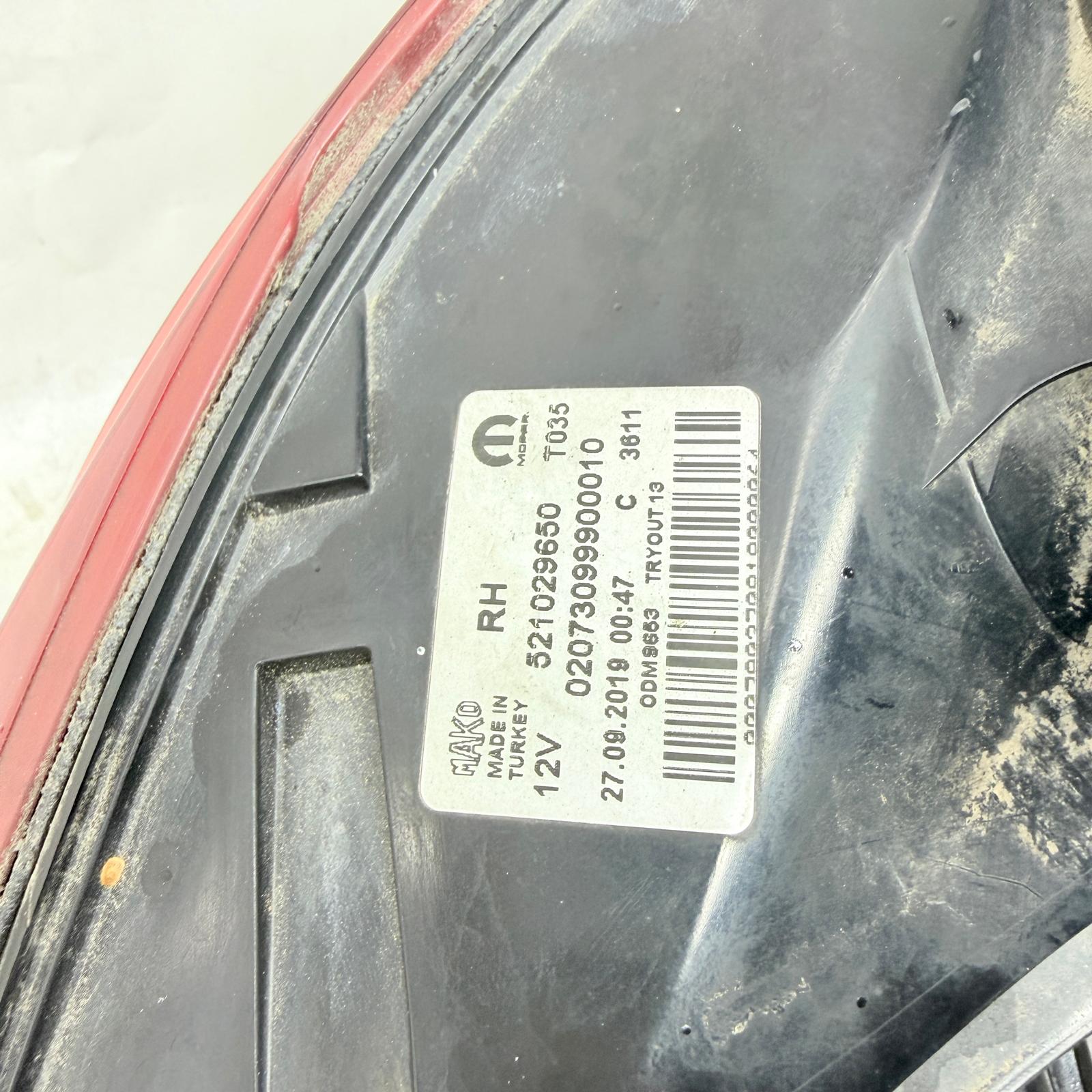 Fiat Egea Sağ Stop Lambası 521029650 15-21 En Uygun Oto Parça